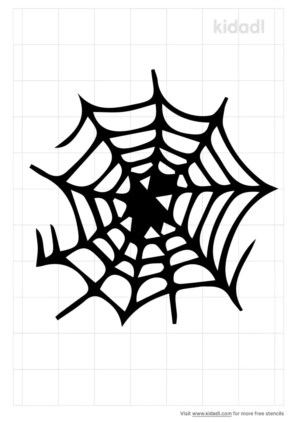 Spider Web Stencil
