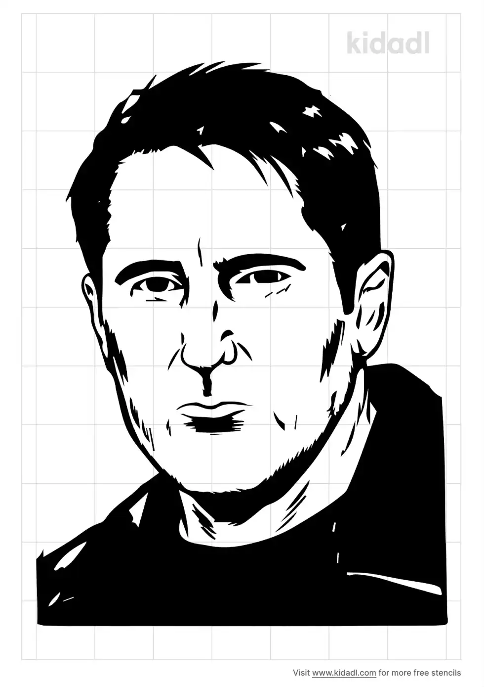 Trent Reznor Stencil