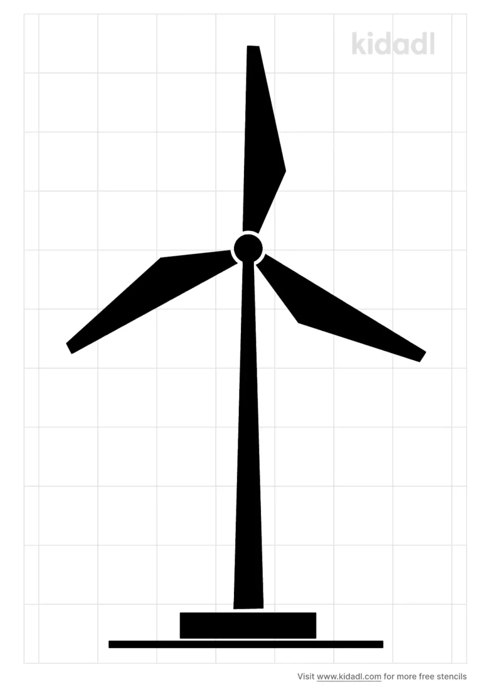 Windmill Stencil