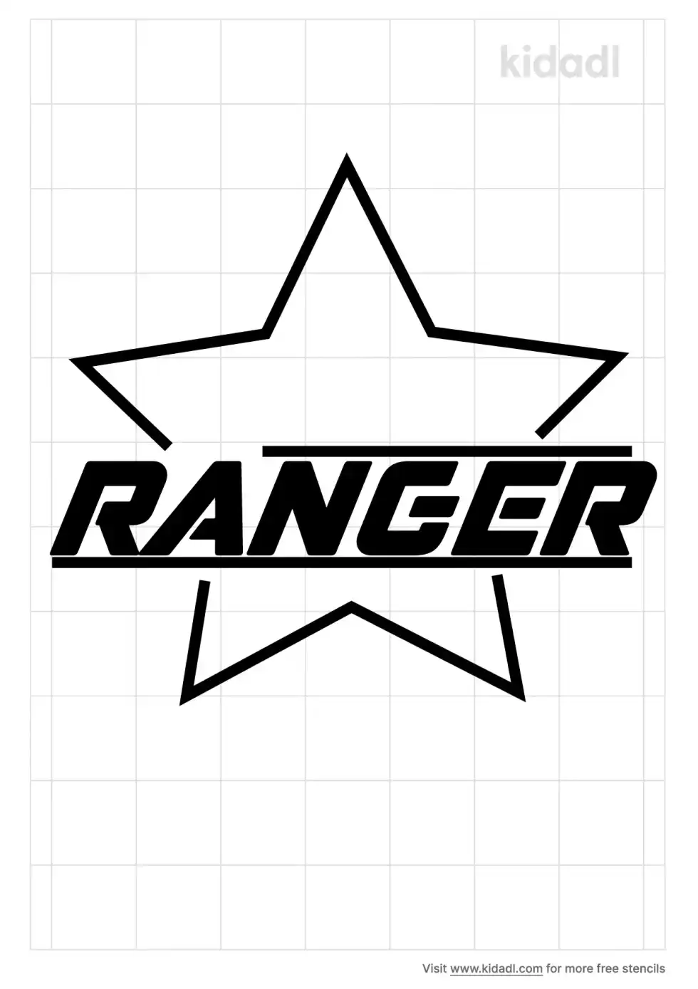Ranger Stencil