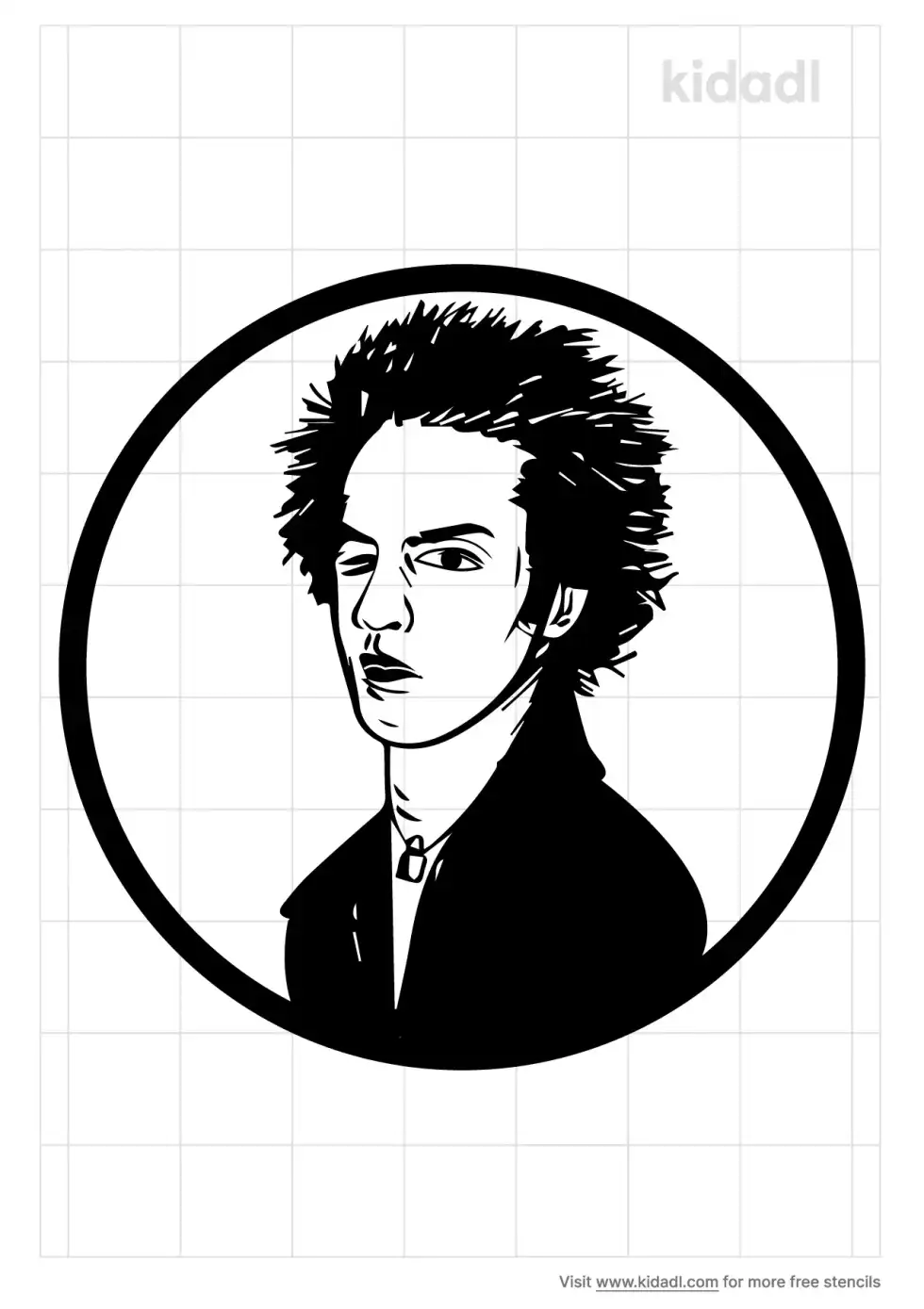Sid Vicious Stencil