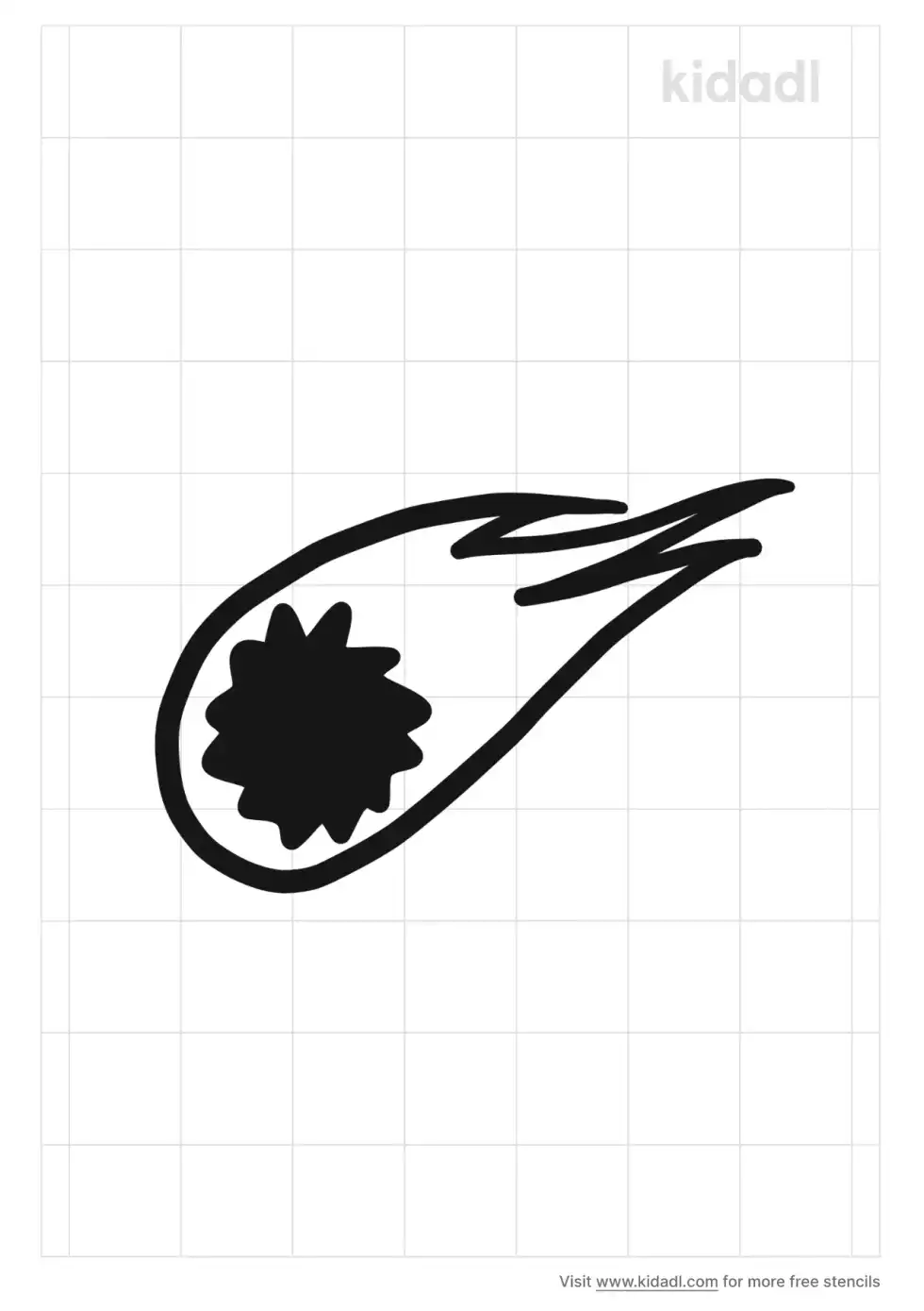 Comet Stencil
