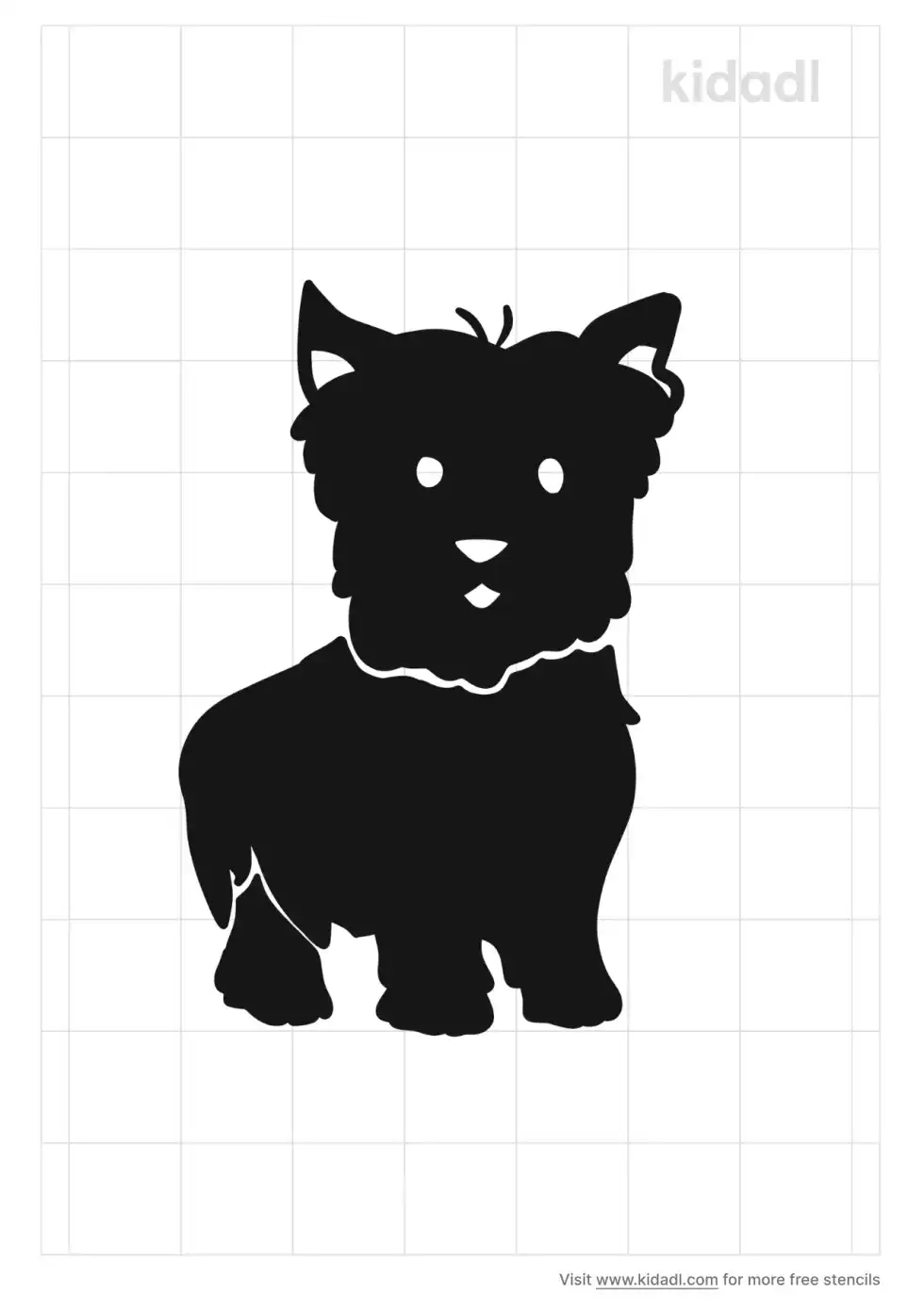 Easy Terrier Stencil (Easy)