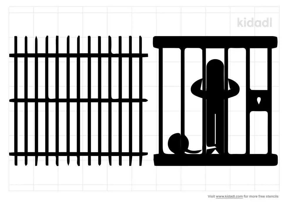 Jail Stencil