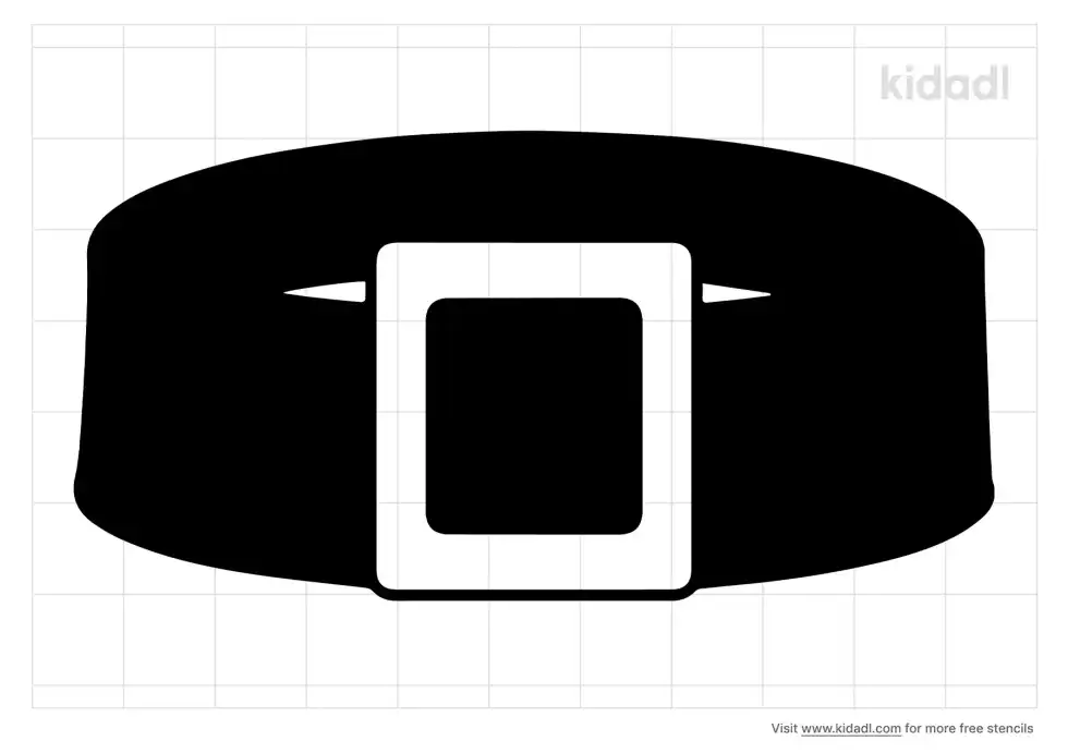 Santas Belt Stencil