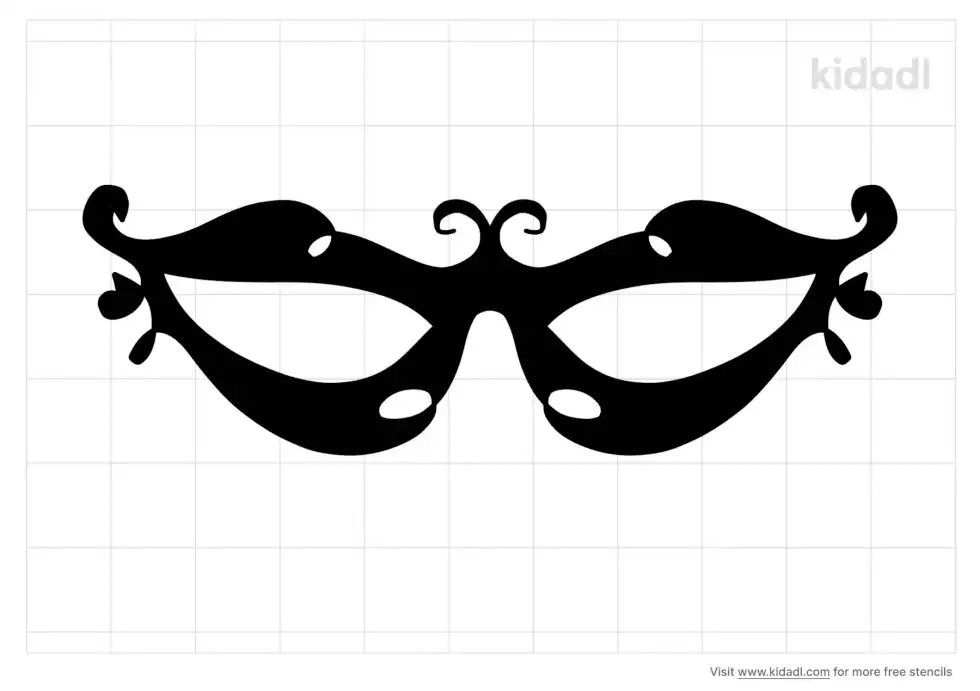 Mardi Gras Stencil