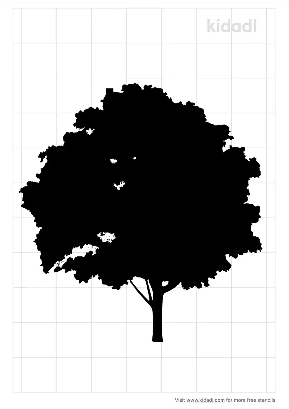 Maple Tree Stencil