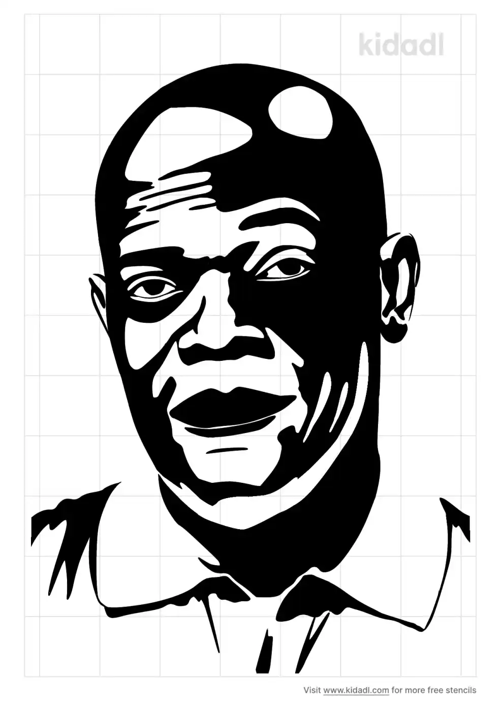 Sam Jackson Scrollsaw Stencil