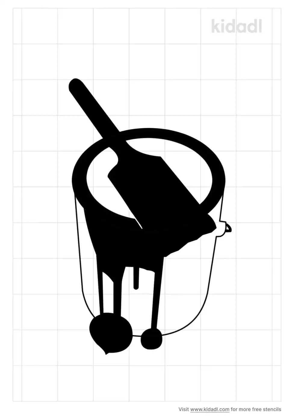 Paint Can Stencil