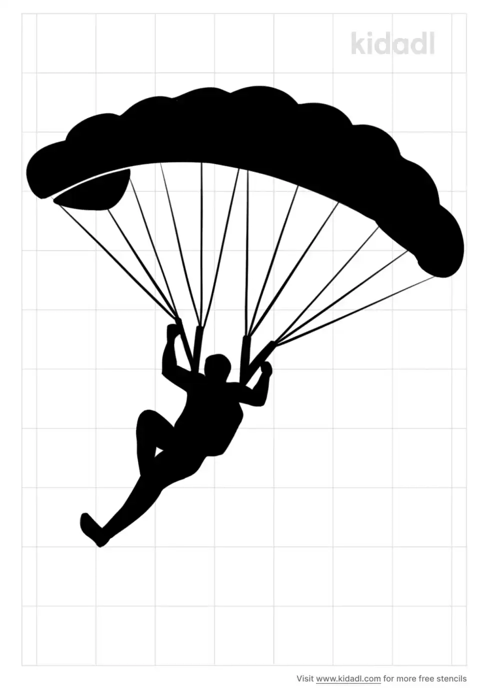 Paratrooper Stencil