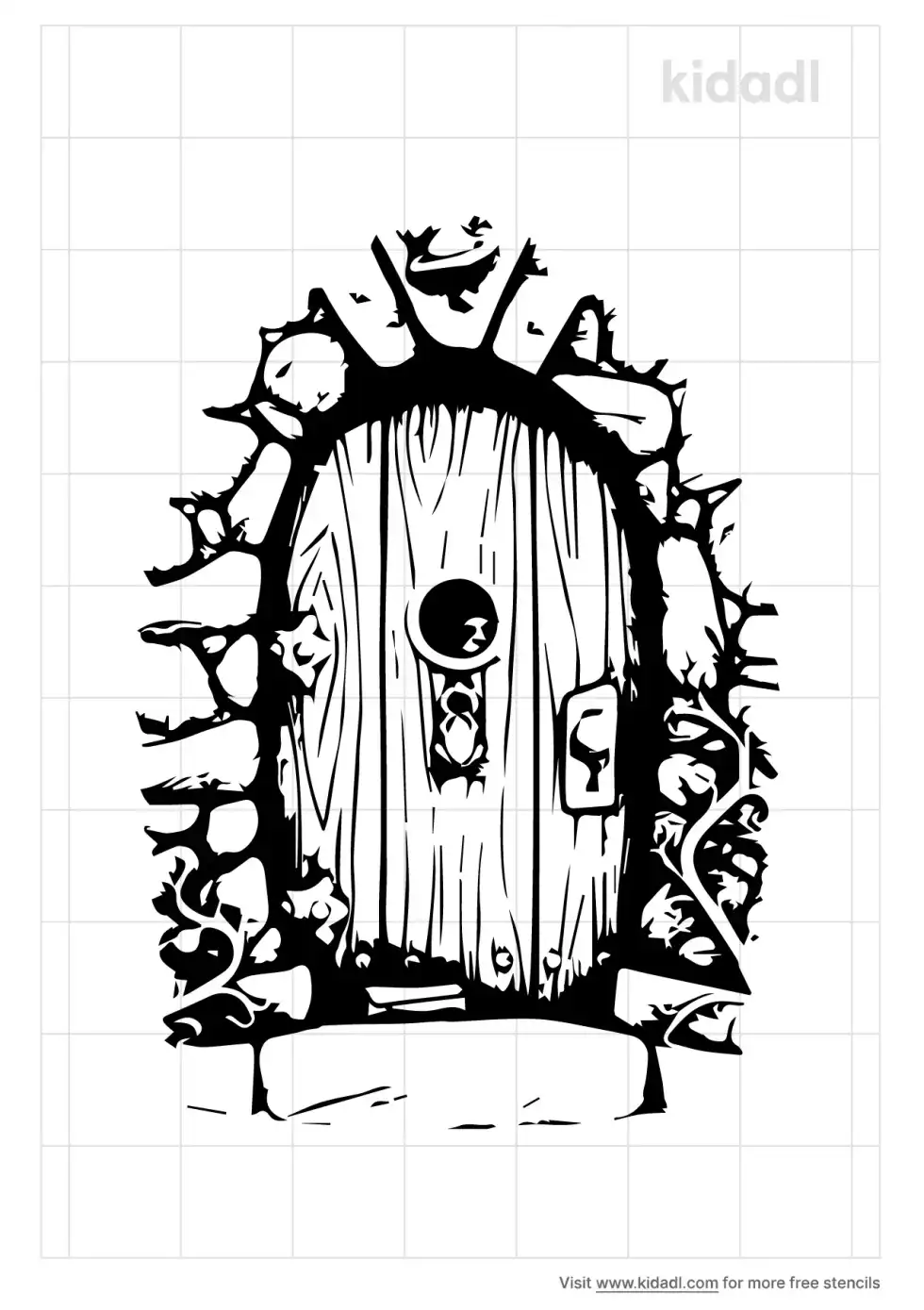 Fairy Door Stencil