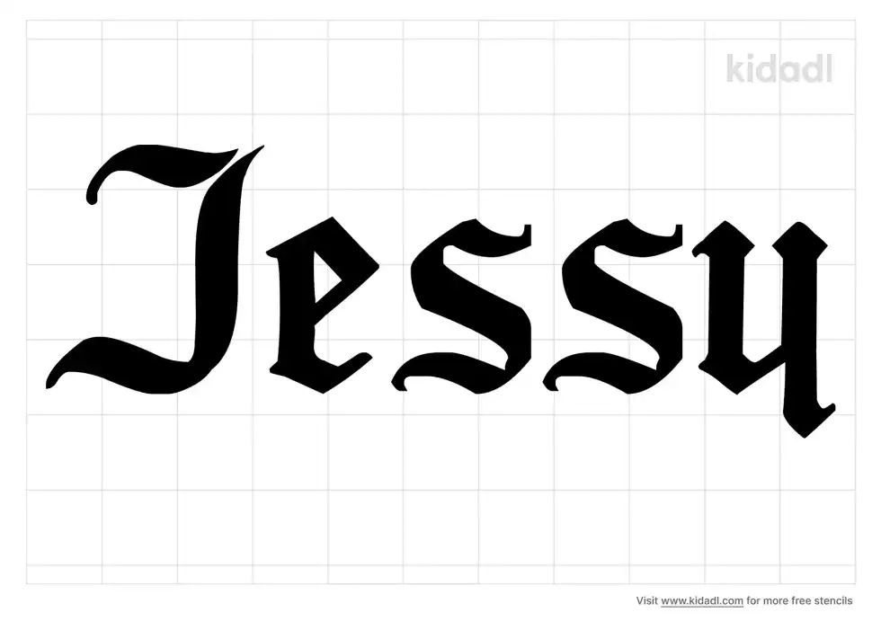 Name Jessy Stencil