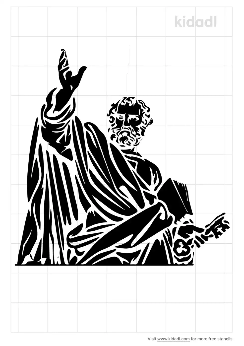 Saint Peter Stencil
