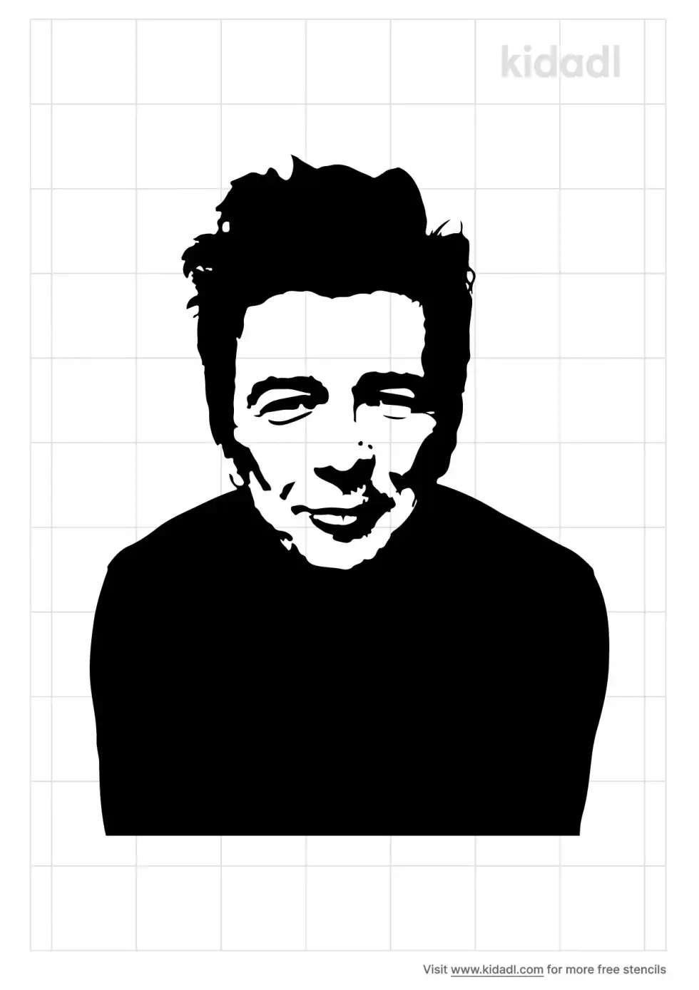 Rick Astley Stencil
