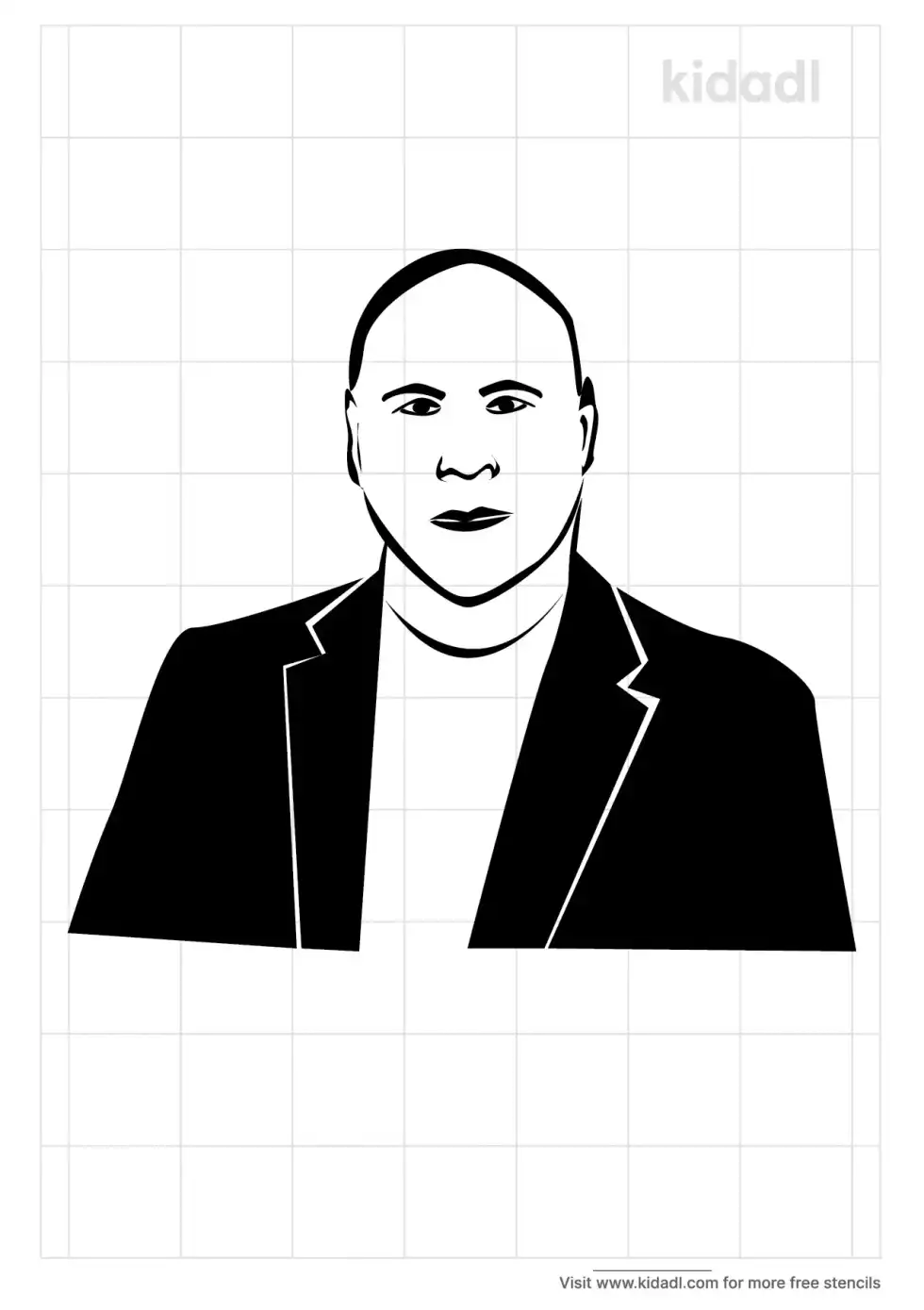 Travolta Stencil