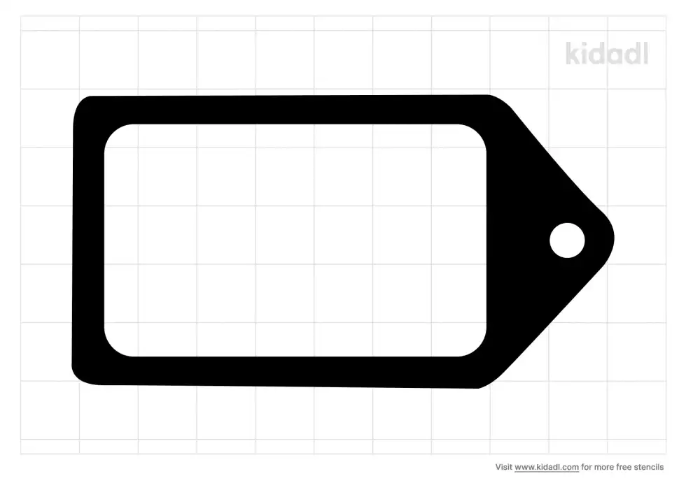 Price Tag Stencil