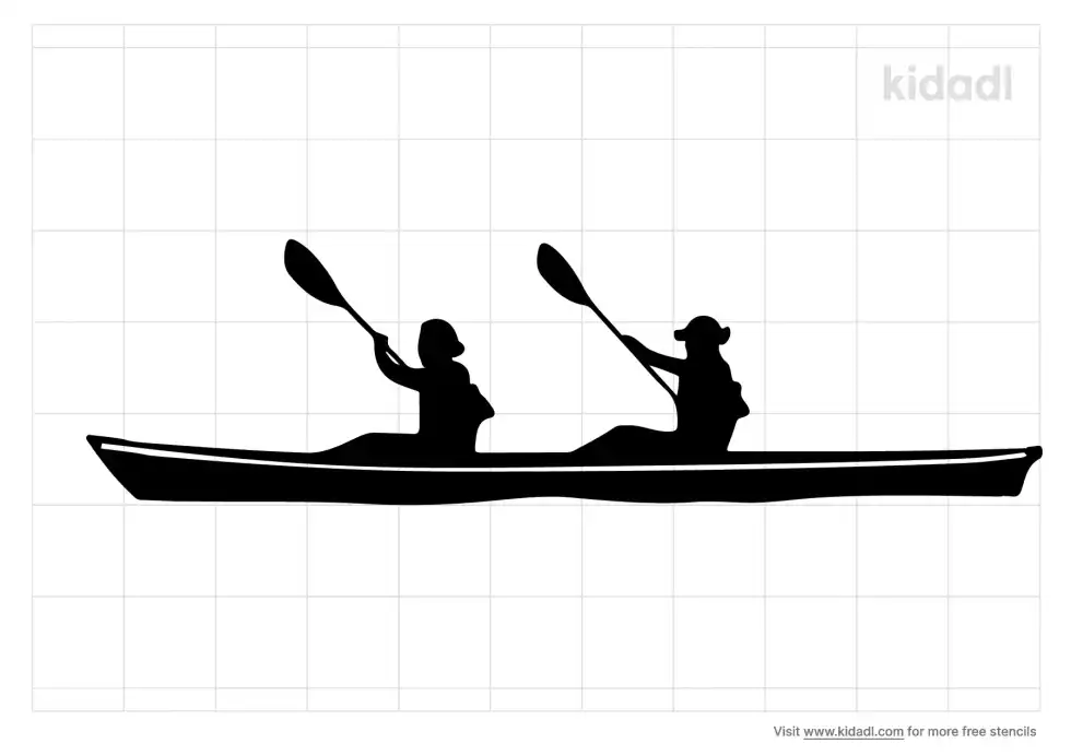 Kayak Stencil