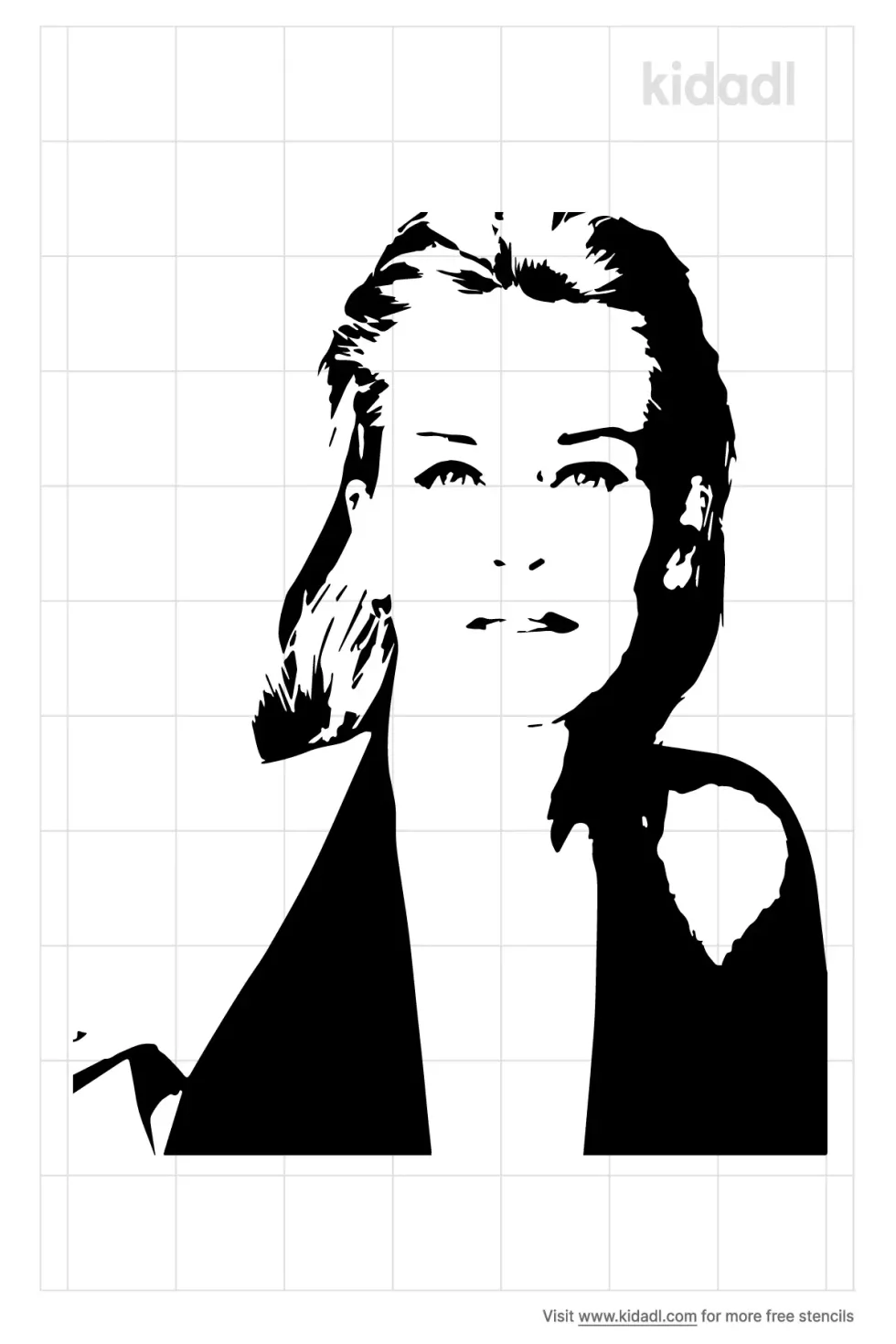 Sharon Stone Stencil