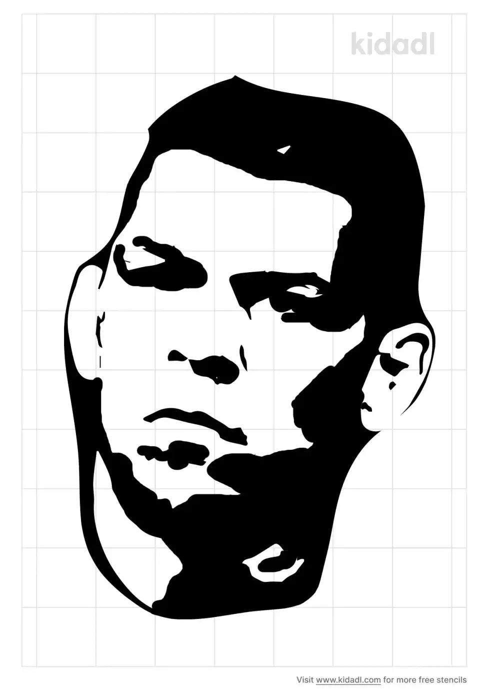 Nate Diaz Stencil