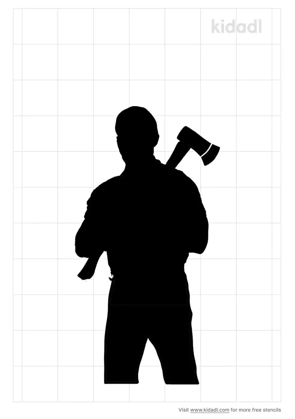 Lumberjack Stencil
