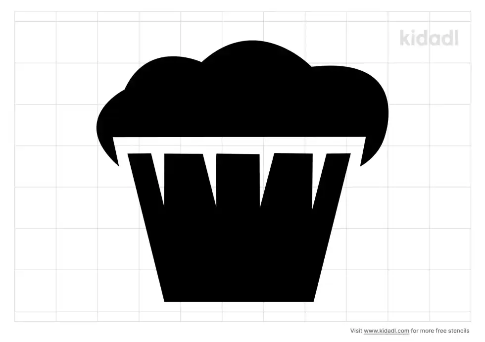 Muffin Stencil