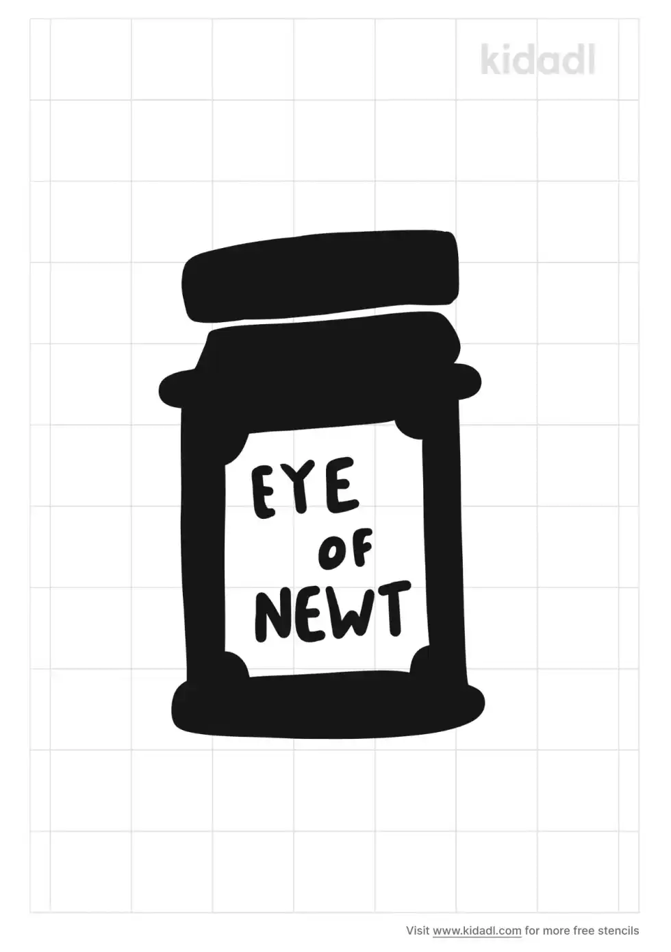 Eye Of Newt Stencil