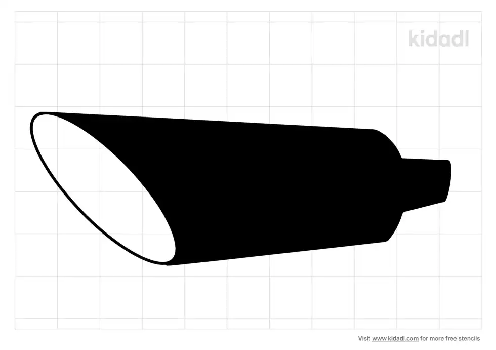 Exhaust Tip Stencil
