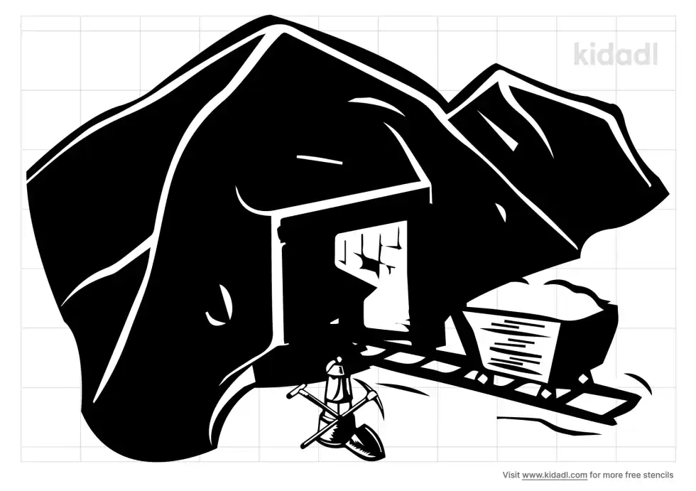 Colorado Miners Stencil