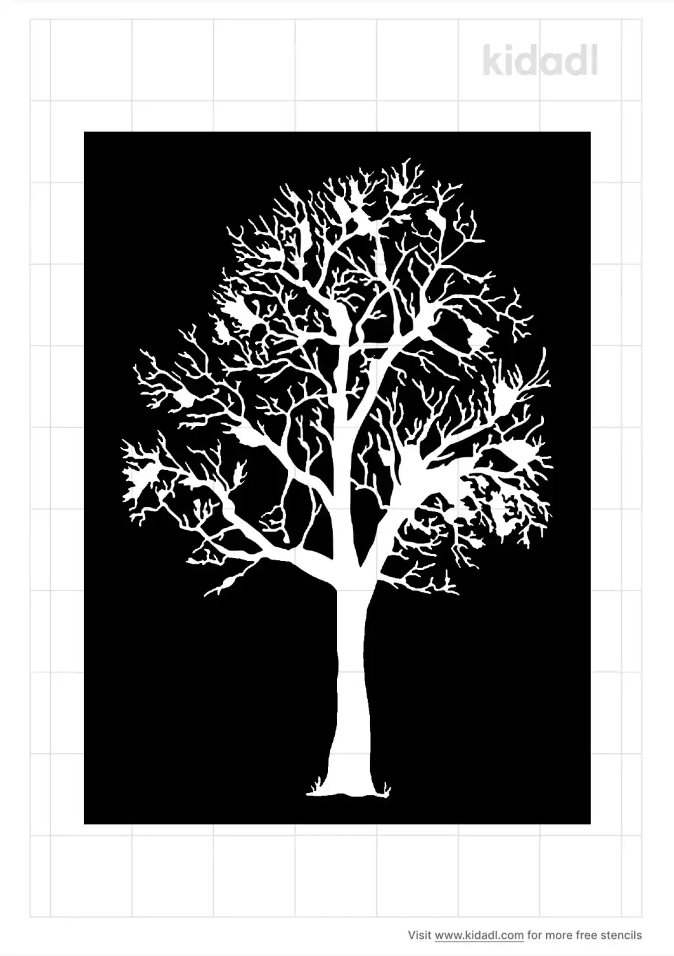 Mulberry Tree Stencil