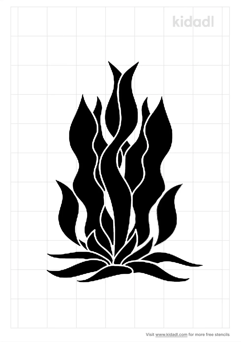 Seaweed Stencil | Kidadl
