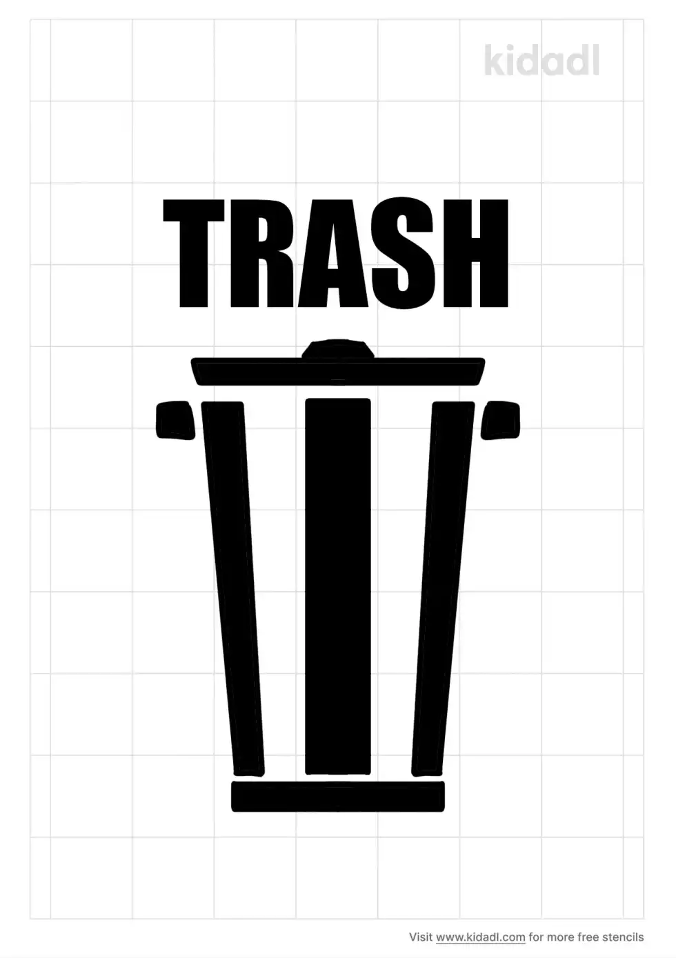 Trash Stencil