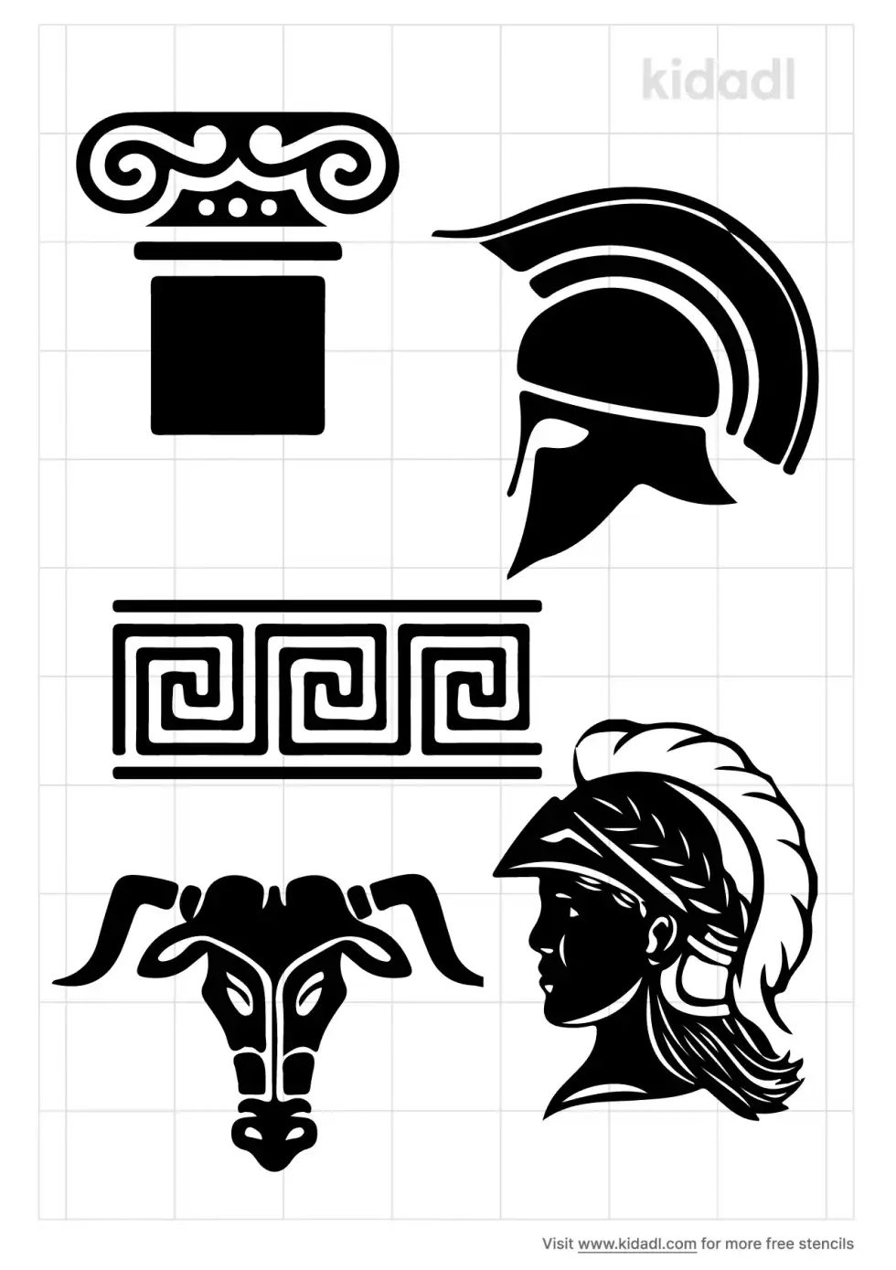Greek Stencil
