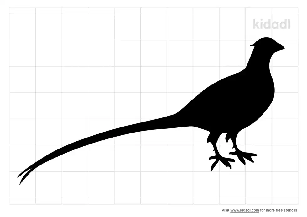 Pheasant Stencil