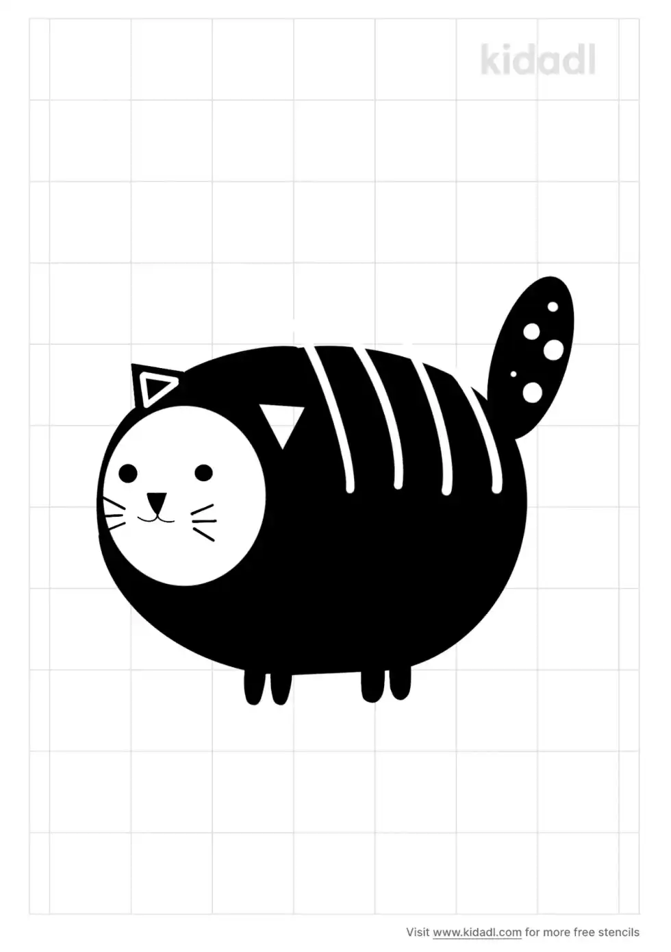 Fat Cat Stencil
