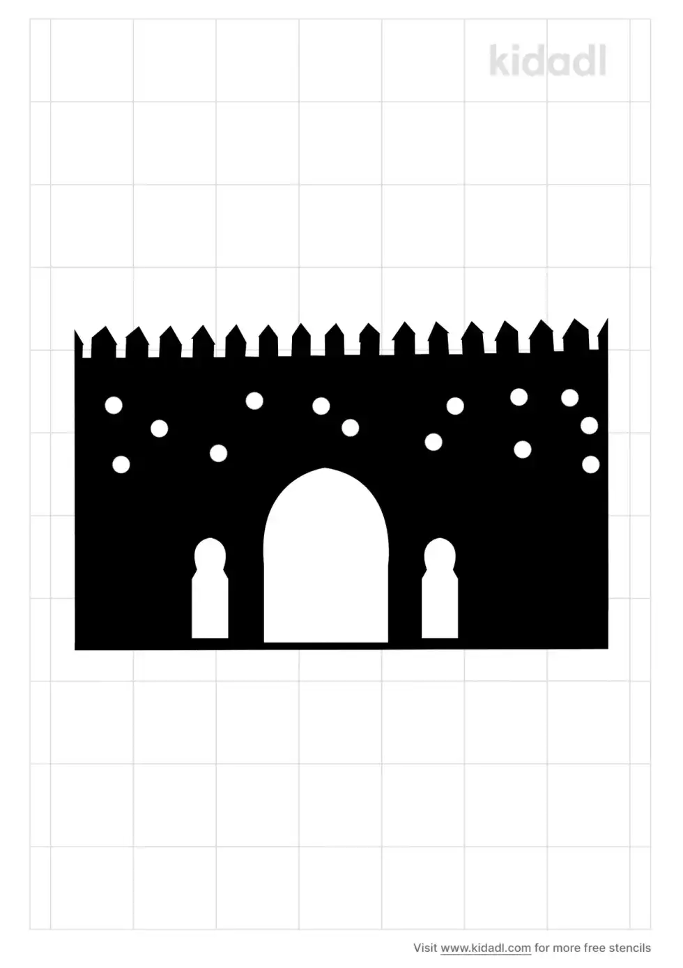 Fès Wall & Floor Stencil