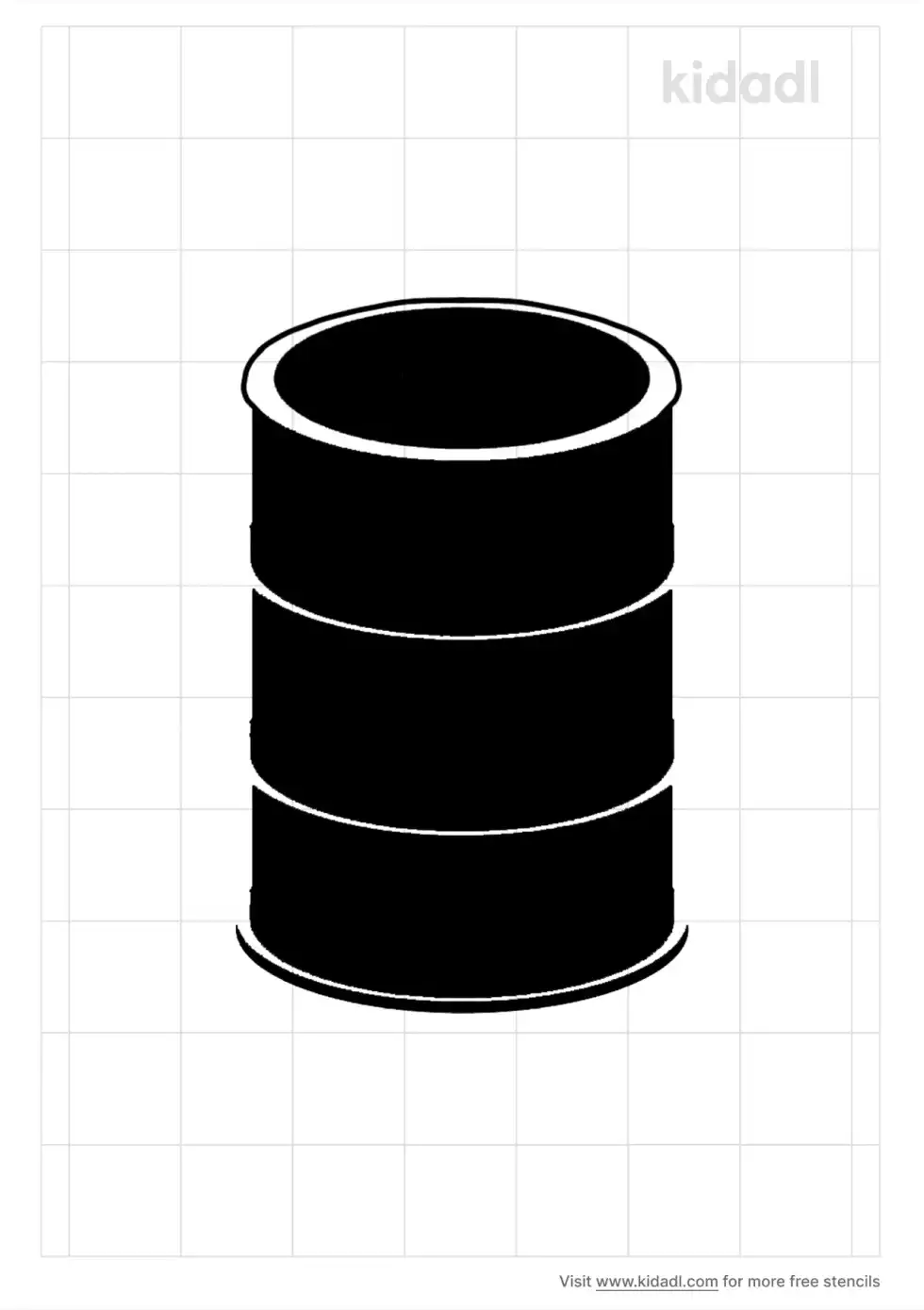 Steel Drum Stencil
