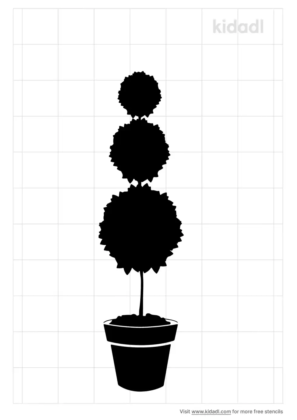 Topiary Stencil