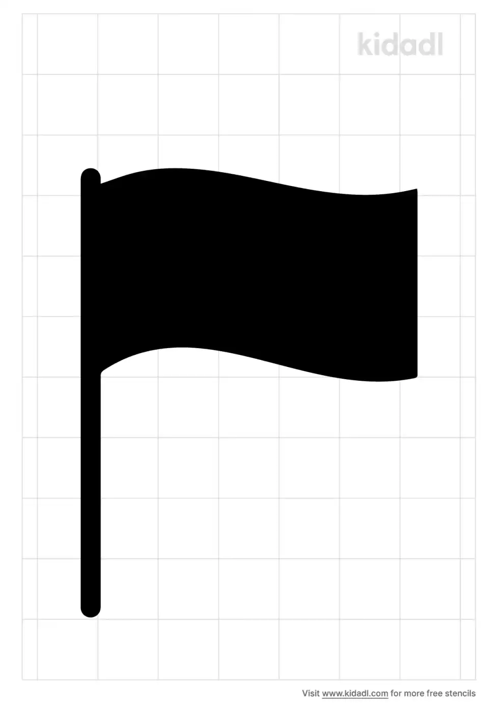 Flag Stencil