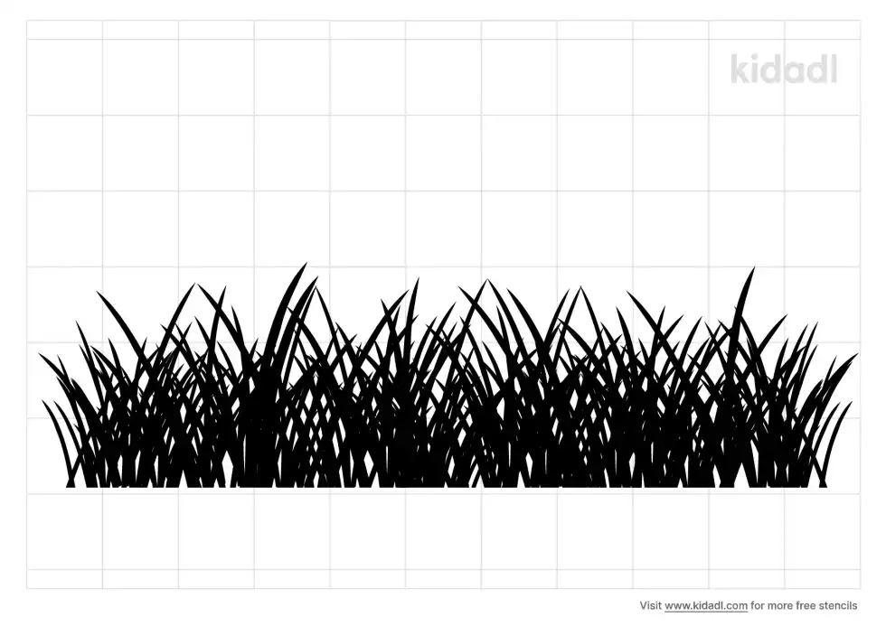 Easy Grass Board Stencil (Easy)
