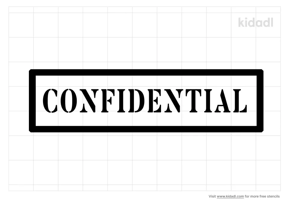 Confidential Stencil