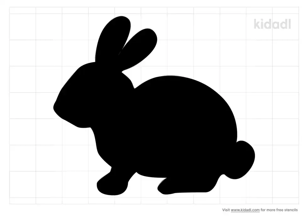Easter Bunny Stencil