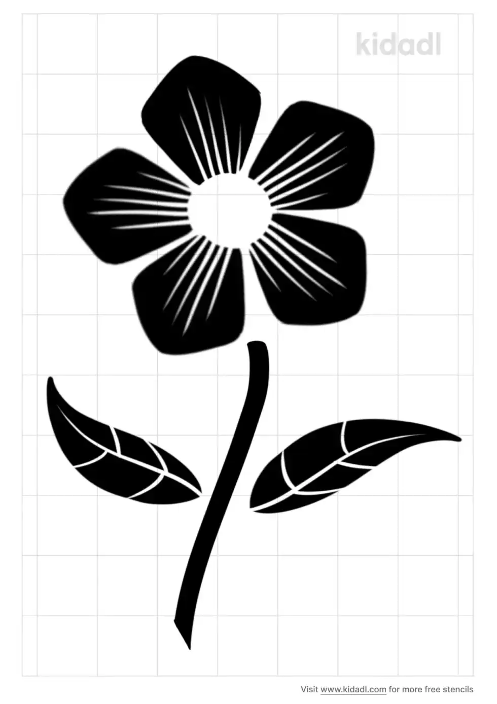 Mexican Flower Stencil