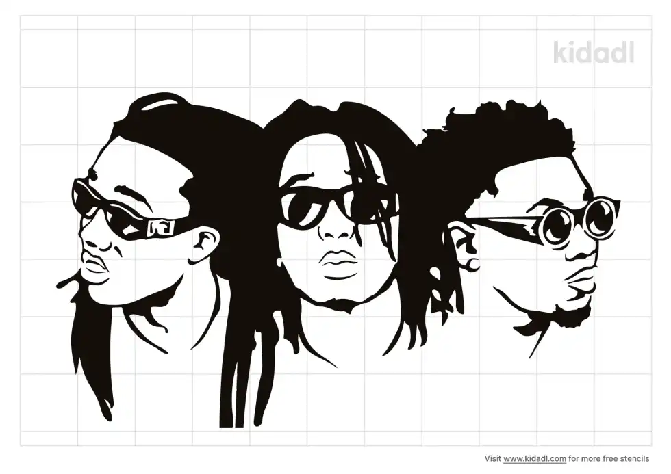 Migos Stencil