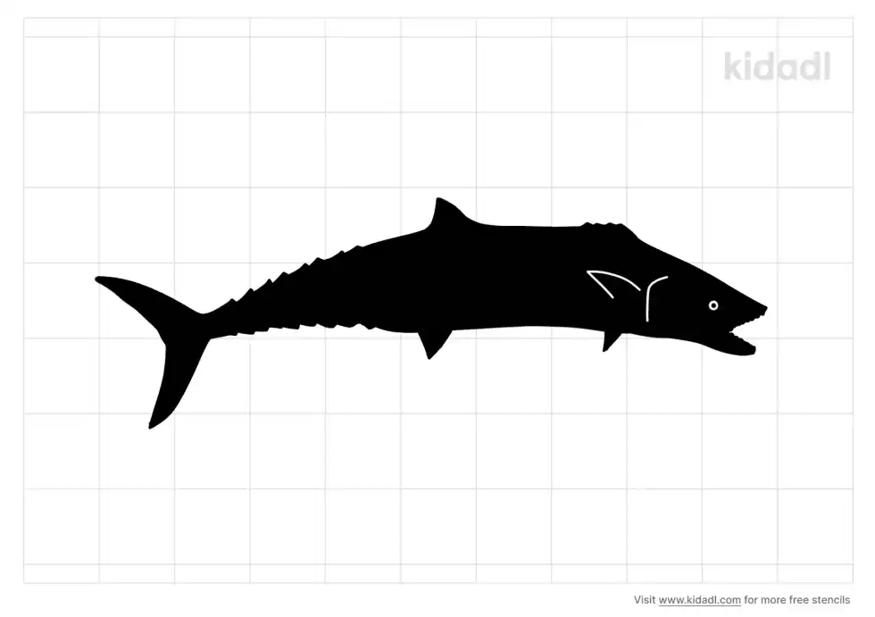 King Mackerel Stencil
