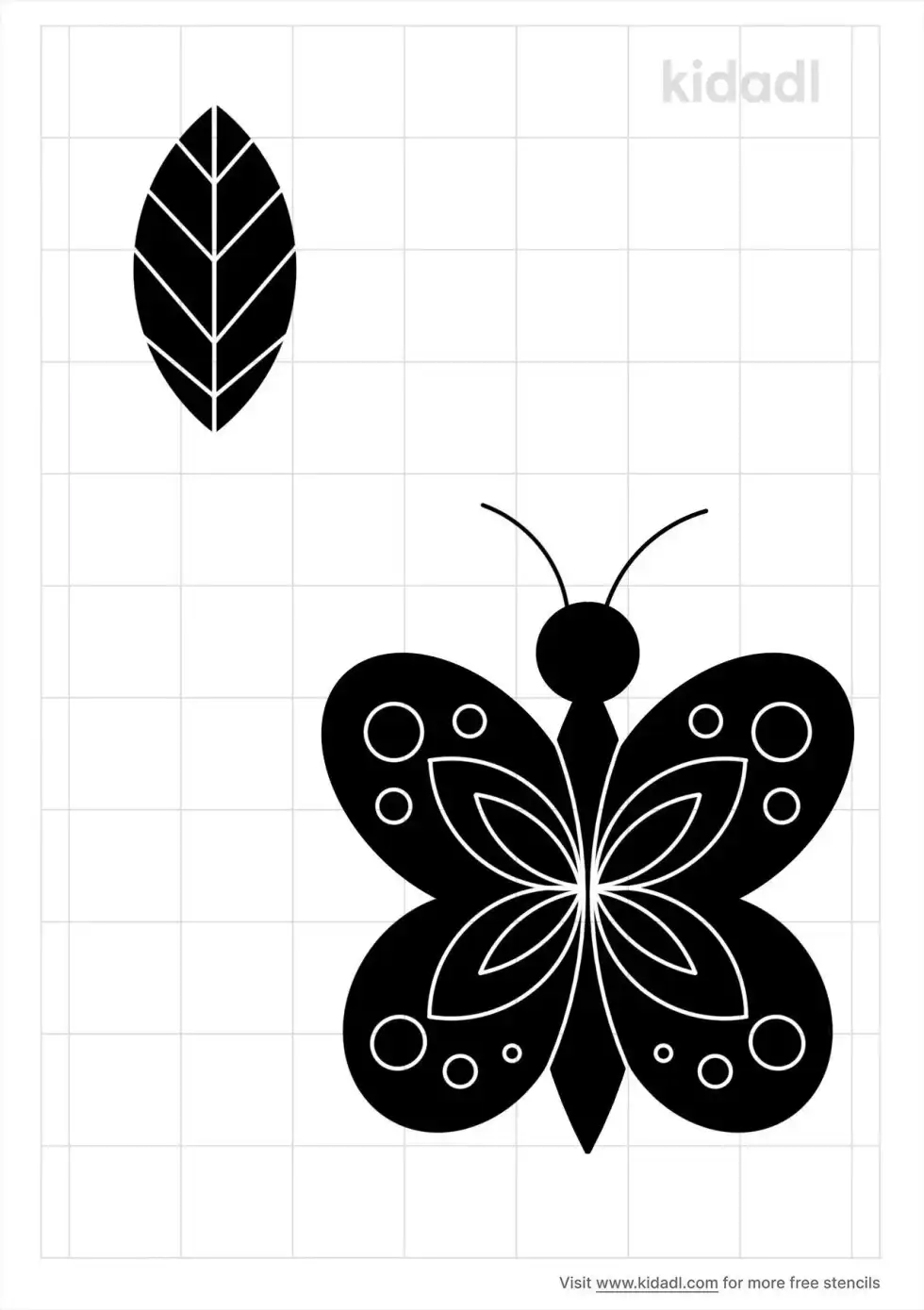 Chocolate Garnish Stencil