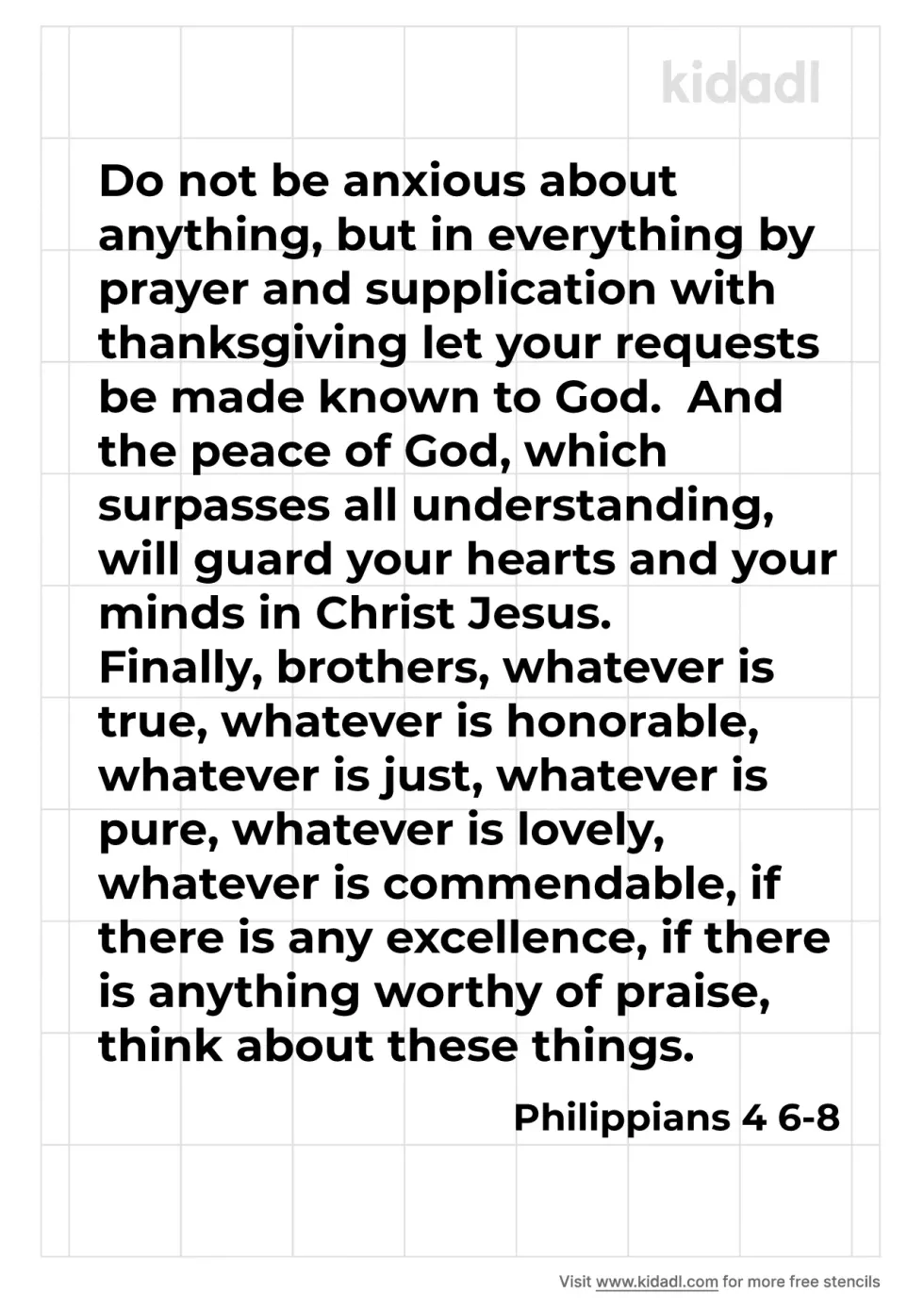 Philippians 4 6-8