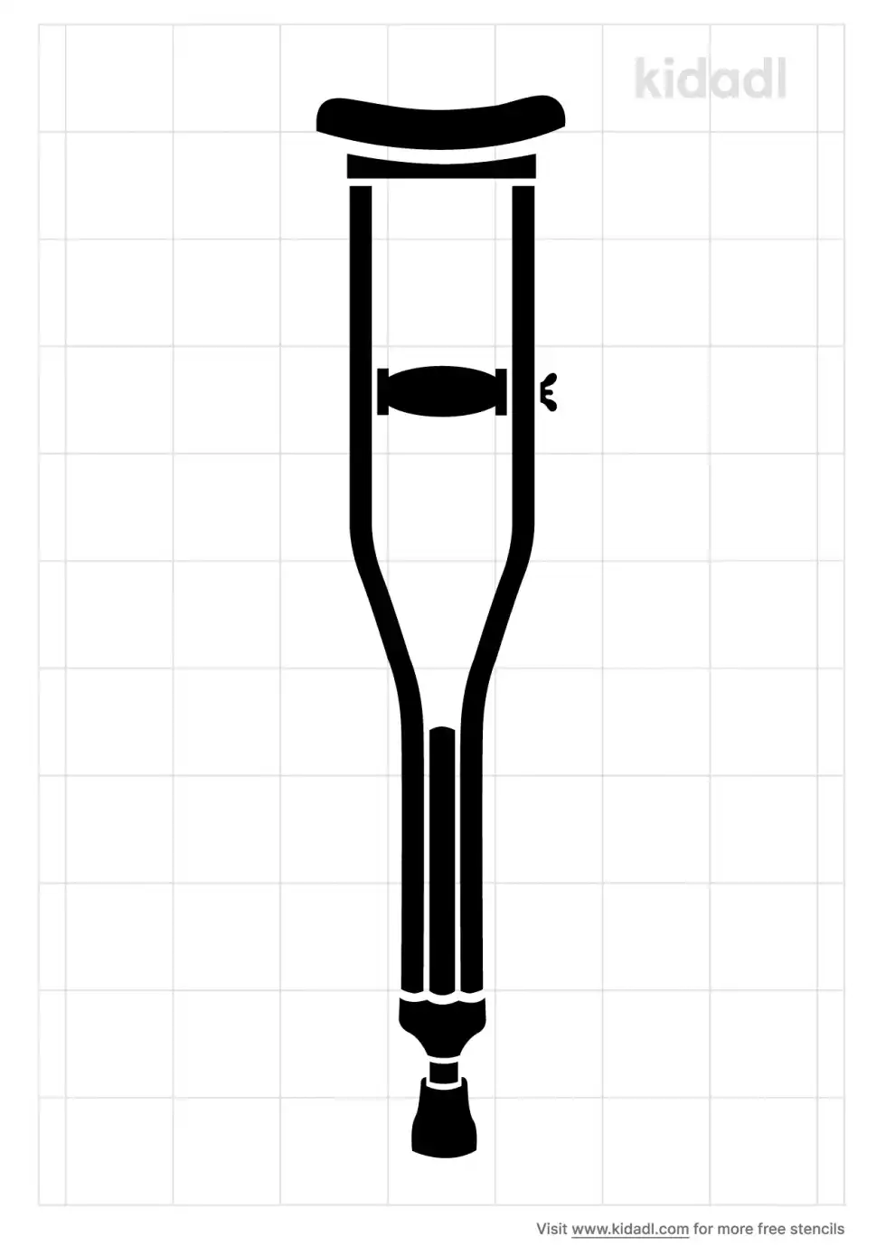 Crutch Stencil