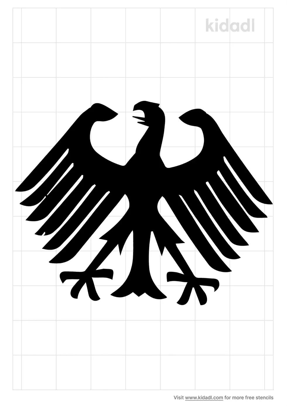 Poland Eagle Stencil