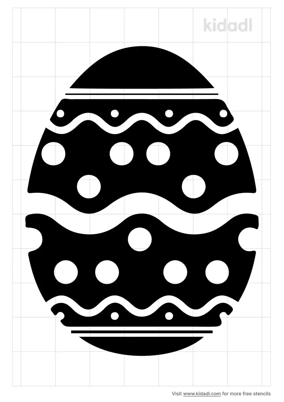 Fancy Egg Stencil