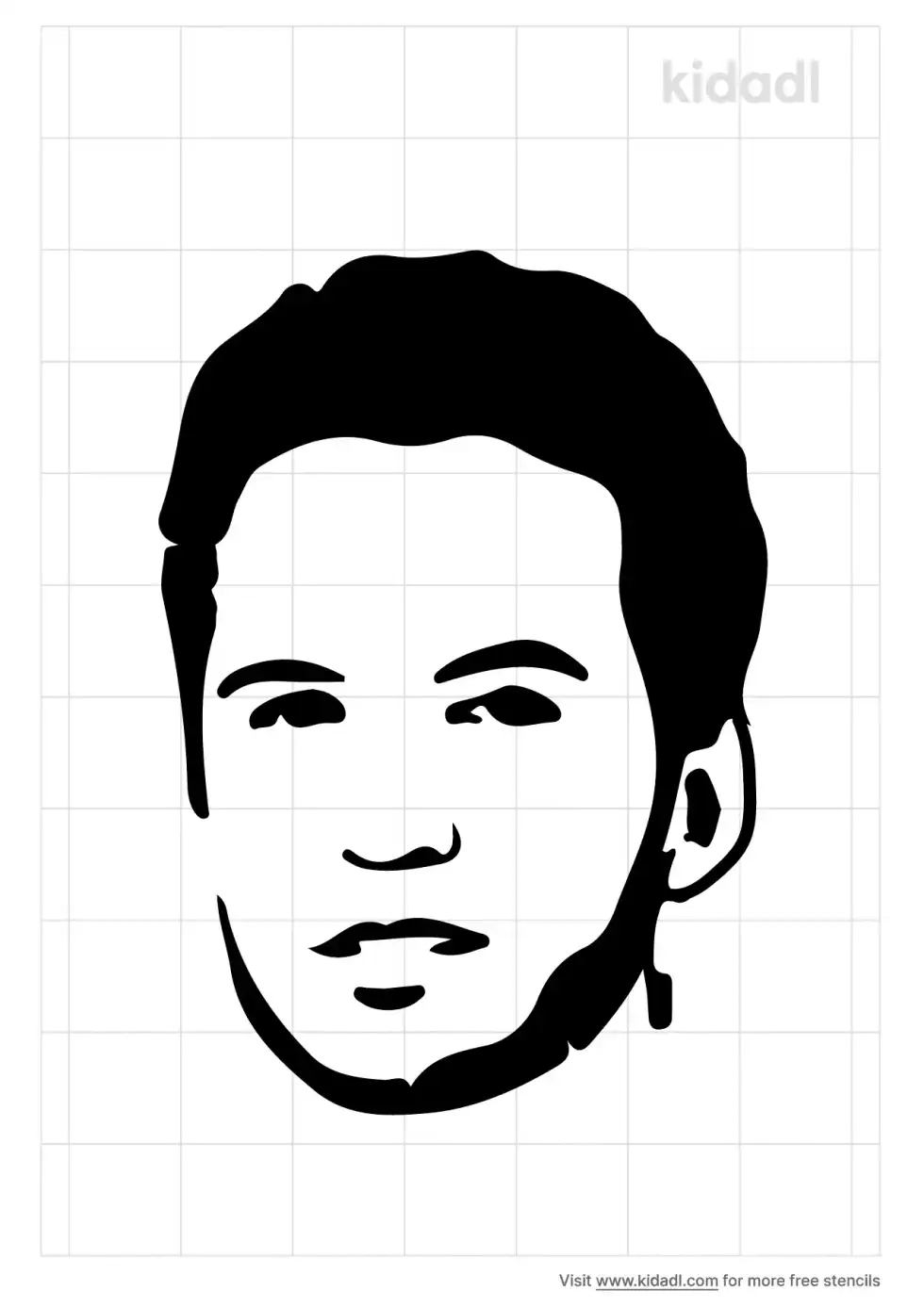 Luke Bryan Halloween Stencil